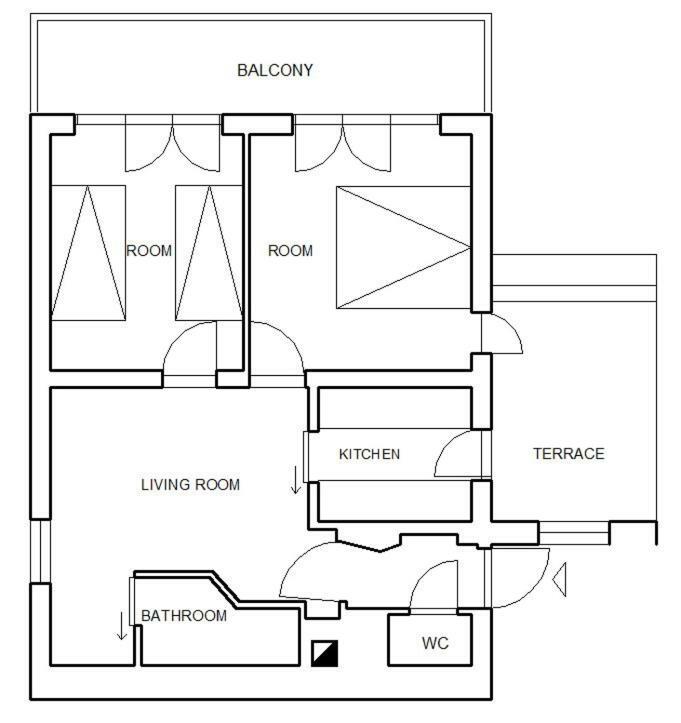 Apartment Center Abbazia Esterno foto